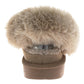 Avalanche Women's Faux Suede Clog Slippers, Plush Faux Fur House Shoes with Non-Slip Sole (Ladies)
