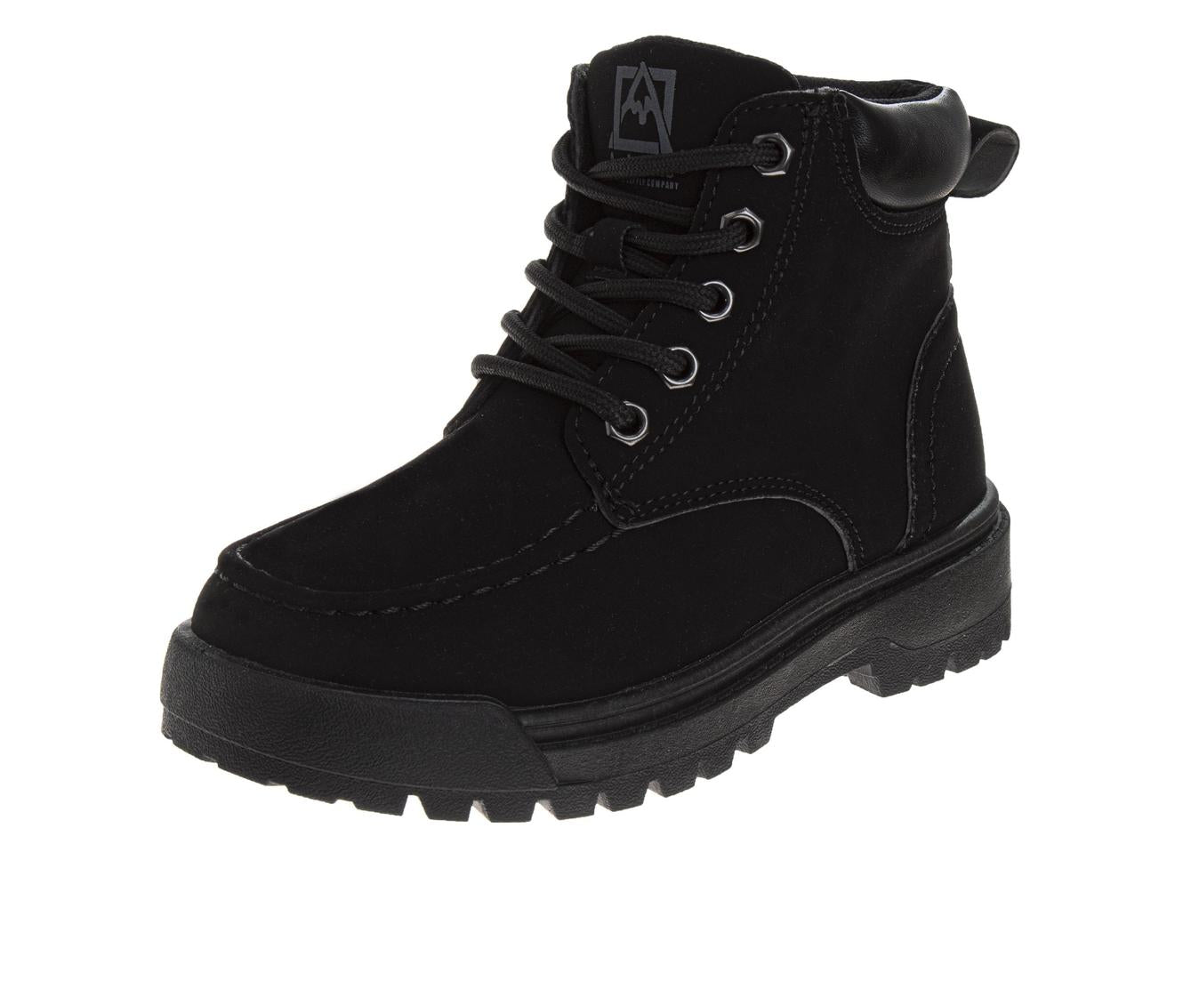 Avalanche Boys' Lace-Up Work Boots Durable Rugged Outdoor Hiking Boots with High-Traction Sole (Little Kid / Big Kid)