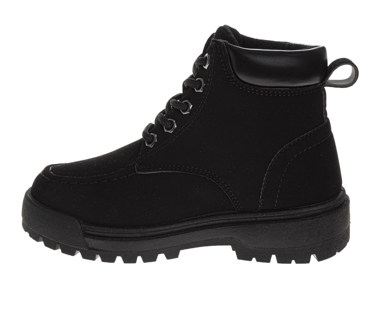 Avalanche Boys' Lace-Up Work Boots Durable Rugged Outdoor Hiking Boots with High-Traction Sole (Little Kid / Big Kid)