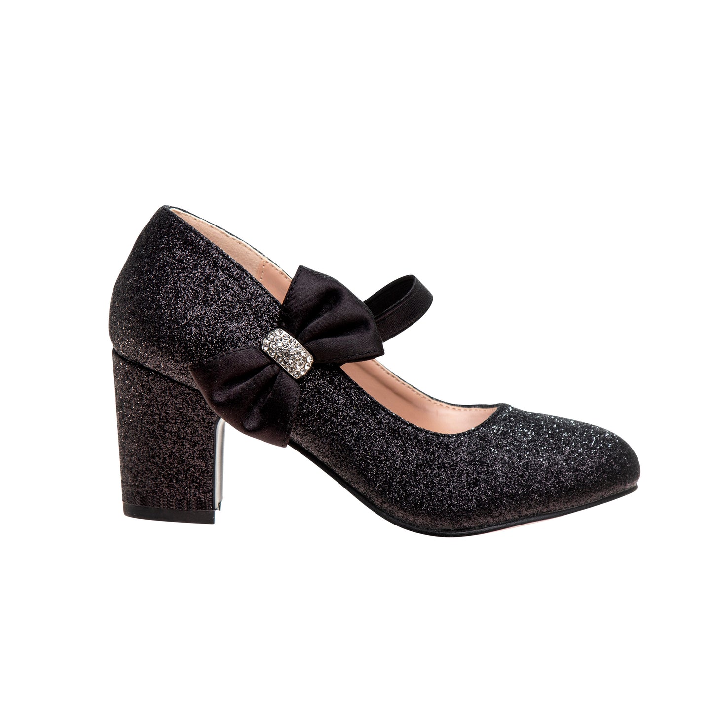 Badgley Mischka Girls' Heeled Dress Pumps (Big Kids)
