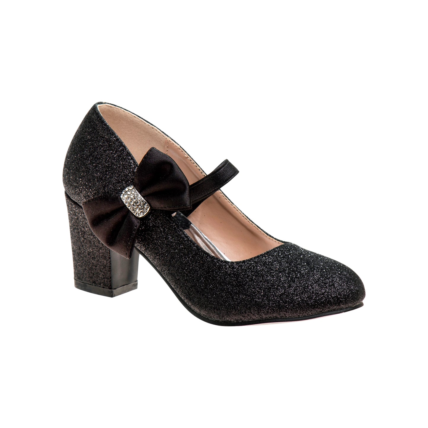 Badgley Mischka Girls' Heeled Dress Pumps (Big Kids)