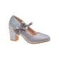 Badgley Mischka Girls' Heeled Dress Pumps (Big Kids)
