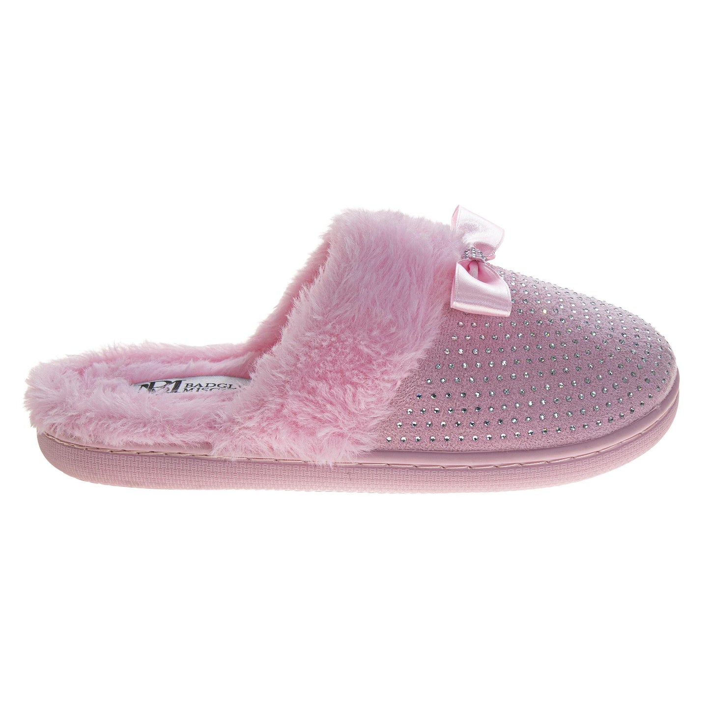 Badgley Mischka Women Rhinestone Slippers (Adults)