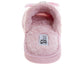 Badgley Mischka Women’s Plush Slippers Cozy Faux Fur Open-Toe House Slippers with Bow Detail (Adults)