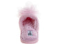 Badgley Mischka Women’s Plush Floral Slippers  Cozy Open-Toe House Slides with 3D Flower Detail (Adults)