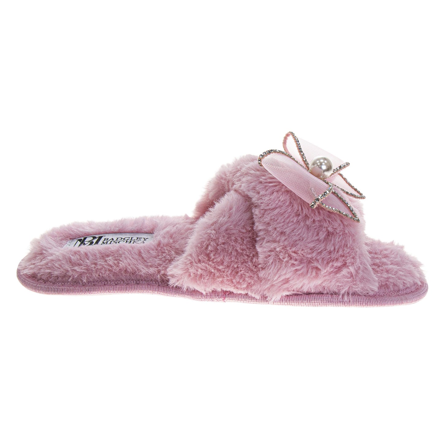 Badgley Mischka Women Bow Comfort Slippers (Adults)