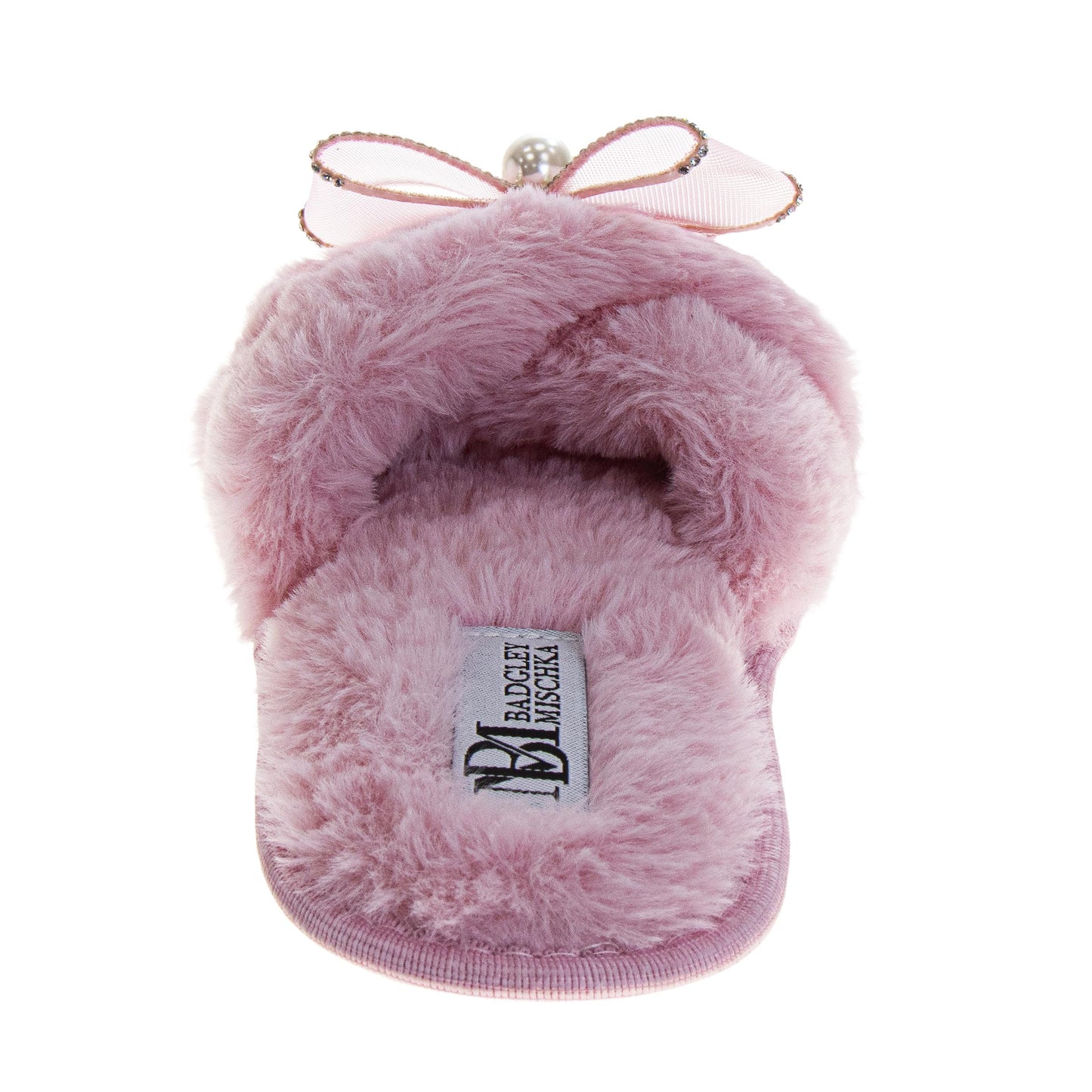 Badgley Mischka Women Bow Comfort Slippers (Adults)