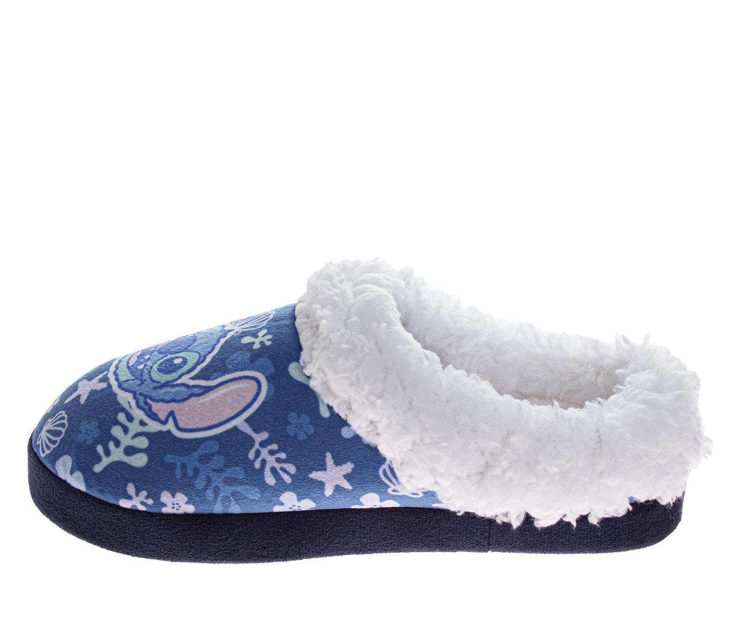 Disney Lilo & Stitch Girls' Plush House Slippers, Soft Cozy Indoor Slippers Featuring Stitch & Angel (Toddler/Little Kid)
