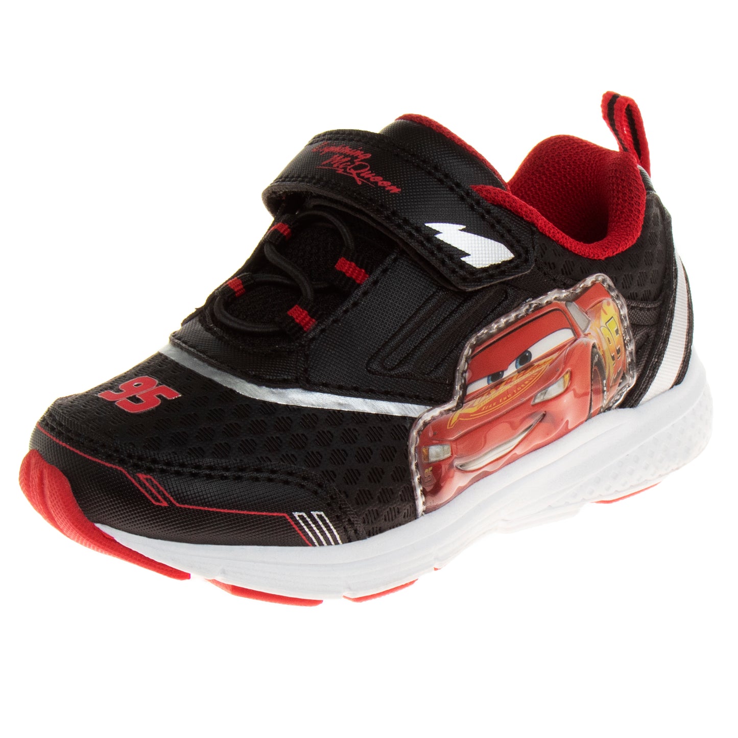 Disney Pixar Cars Sneakers Boys - Two Red Lights Flashing Athletic High-Traction Fast (Toddler Ã¢â‚¬â€œ Little Kid)