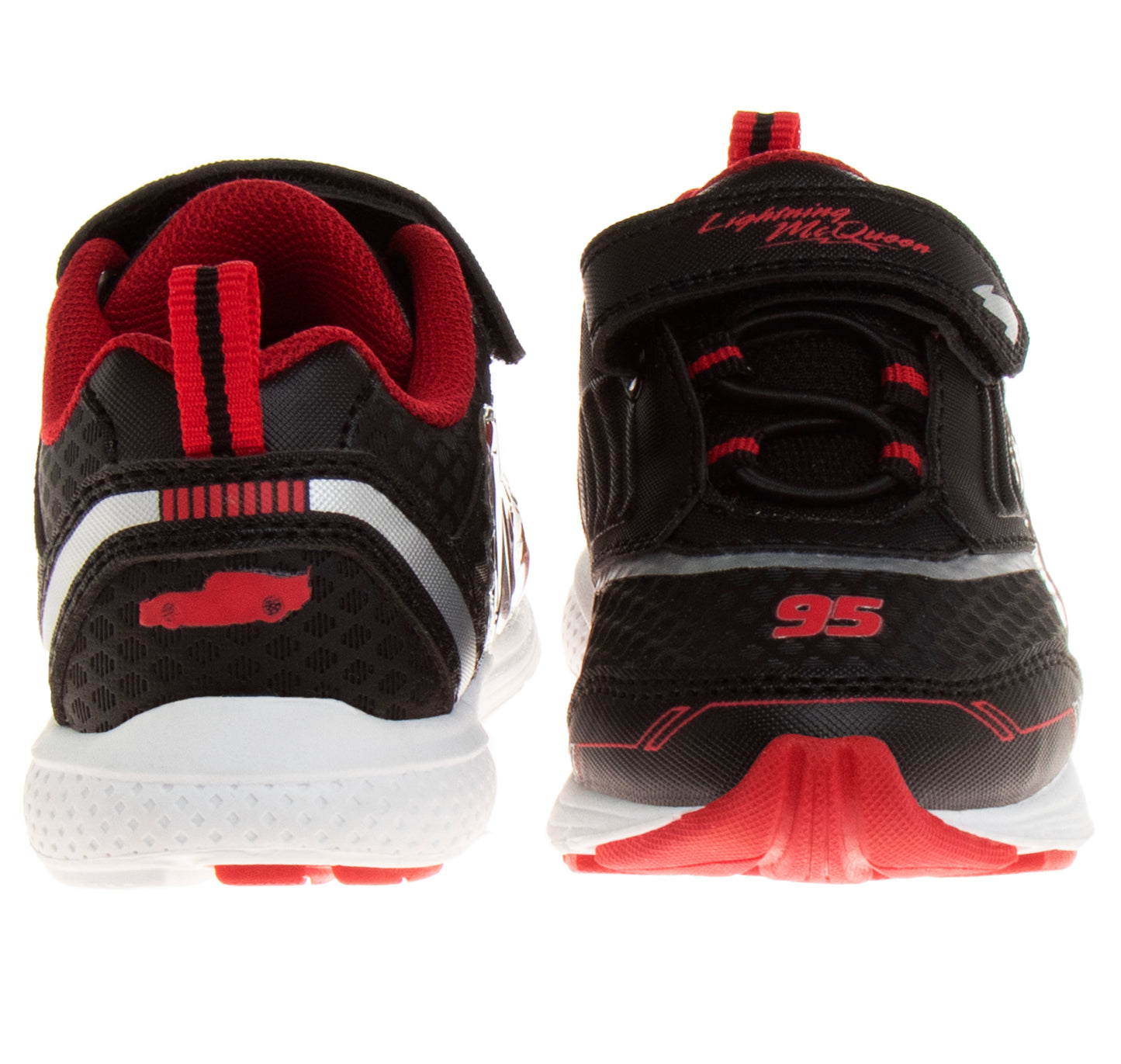 Disney Pixar Cars Sneakers Boys - Two Red Lights Flashing Athletic High-Traction Fast (Toddler Ã¢â‚¬â€œ Little Kid)