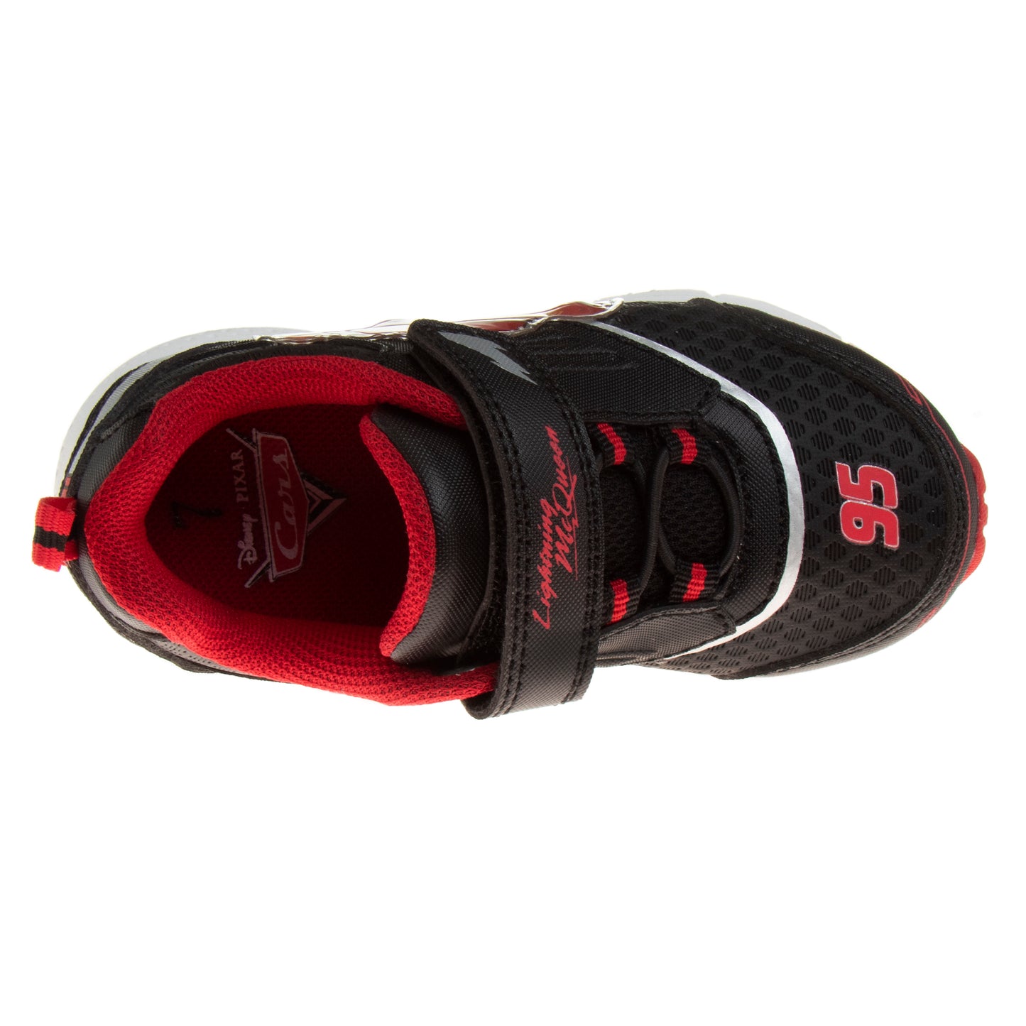 Disney Pixar Cars Sneakers Boys - Two Red Lights Flashing Athletic High-Traction Fast (Toddler Ã¢â‚¬â€œ Little Kid)