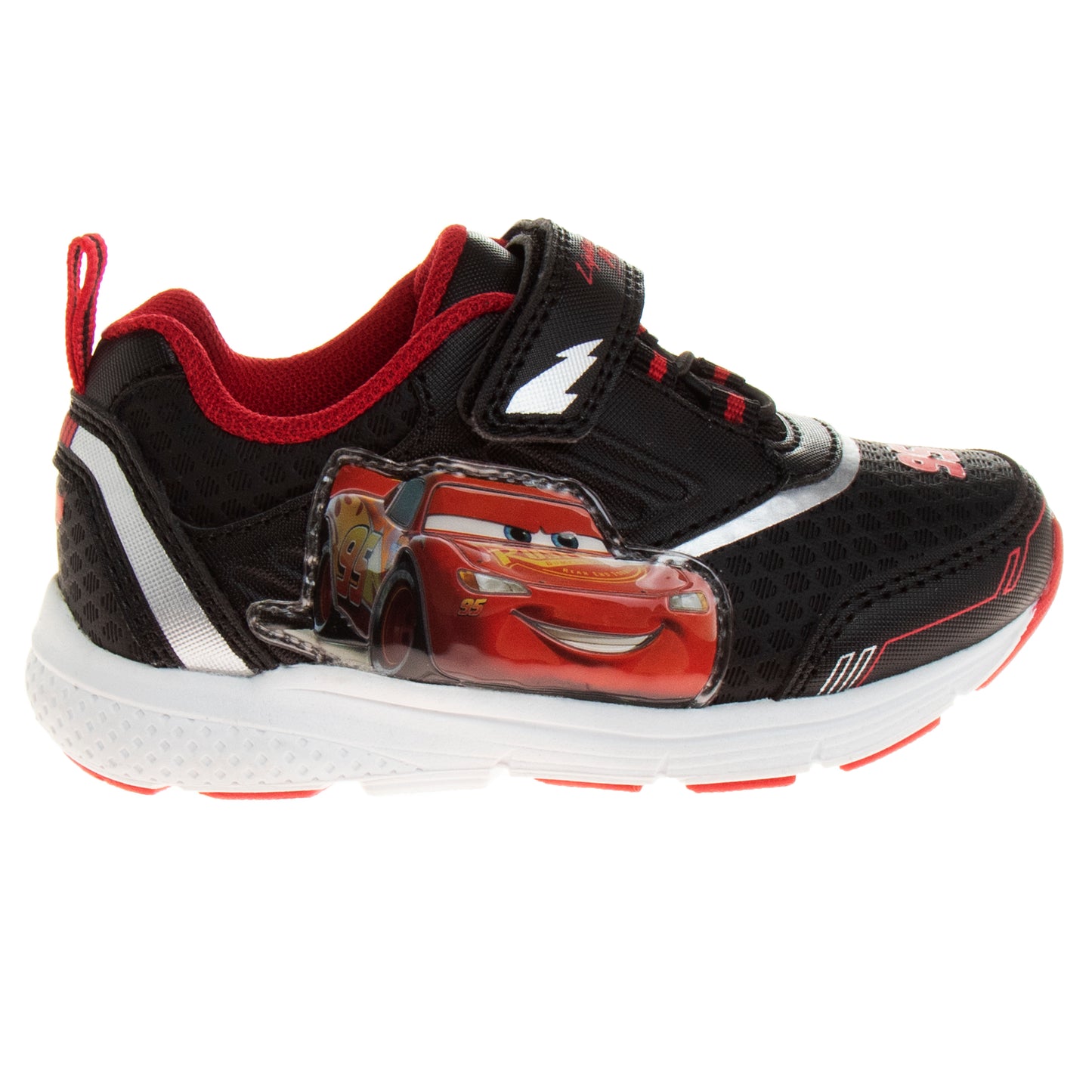 Disney Pixar Cars Sneakers Boys - Two Red Lights Flashing Athletic High-Traction Fast (Toddler Ã¢â‚¬â€œ Little Kid)