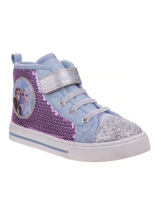 Disney Frozen Anna and Elsa Canvas Sneakers. (Toddler/Little Kids)