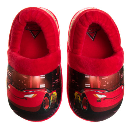 Disney Cars' Toddler Boys Nylex Fabric Slippers Featuring Lightning McQueeN