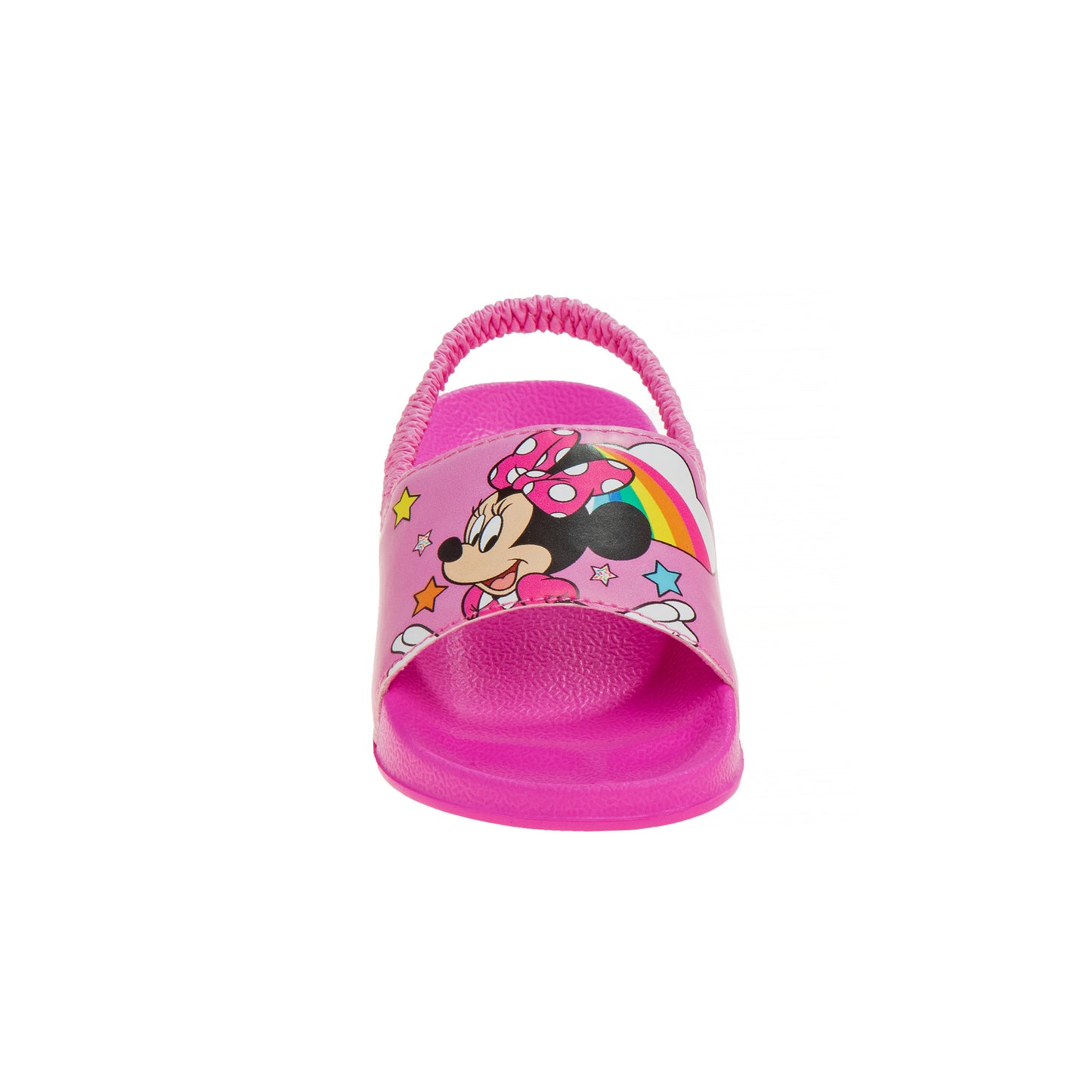 Disney Minnie Mouse Girls Flip Flops with back strap (Toddler/Little Kids)
