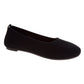 Danskin Women’s Knit Ballet Flats, Lightweight Round-Toe Slip-On Casual Comfort Shoes