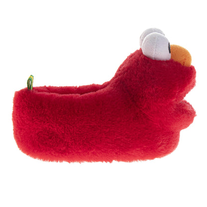 Sesame Street Elmo Design Slippers Kids - Warm Plush Lining Non-Skid Indoor Wear Cozy Fit (Toddler – Big Kid)