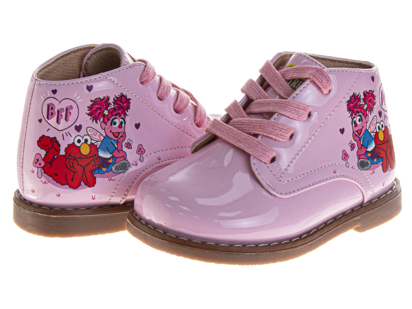 Sesame Street Infant Walking Shoes Baby Abby Cadabby Patent First Walker Boots (Infant/Toddler)