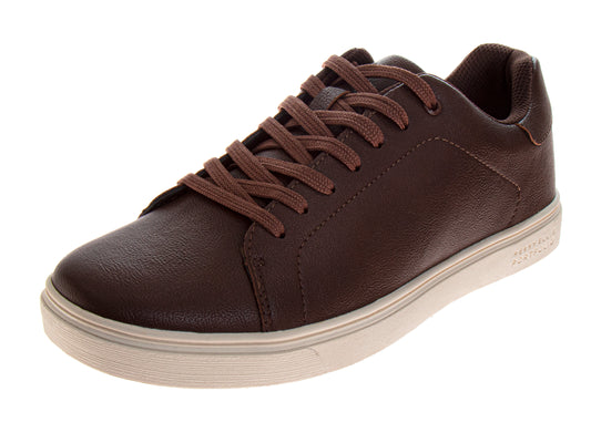 Perry Ellis Men’s Casual Lace-Up Oxford Shoe – Lightweight Business Casual Comfort Shoe in Brown (Adults)