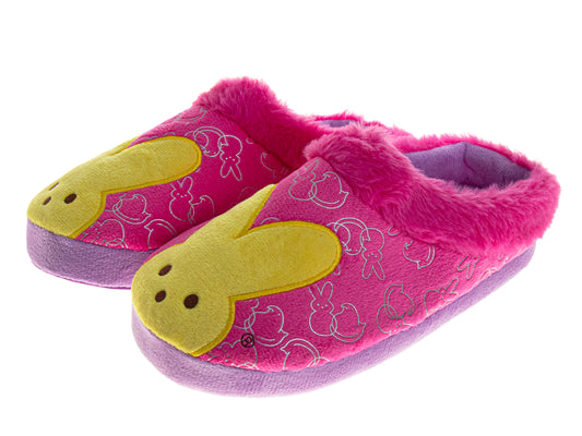 Peeps Slippers for Women  Hot Pink Casual Soft Comfort Indoor (Adult)