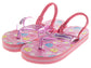 Sweethearts Girls Shoes, Girls Flip Flops, Thong Sandals - Kids Beach and Pool Shoes, Slip On Pink and Purple (Toddler/Little Kids)