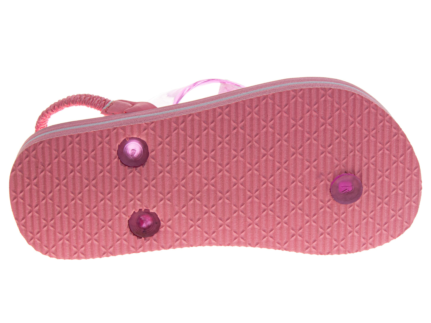 Sweethearts Girls Shoes, Girls Flip Flops, Thong Sandals - Kids Beach and Pool Shoes, Slip On Pink and Purple (Toddler/Little Kids)