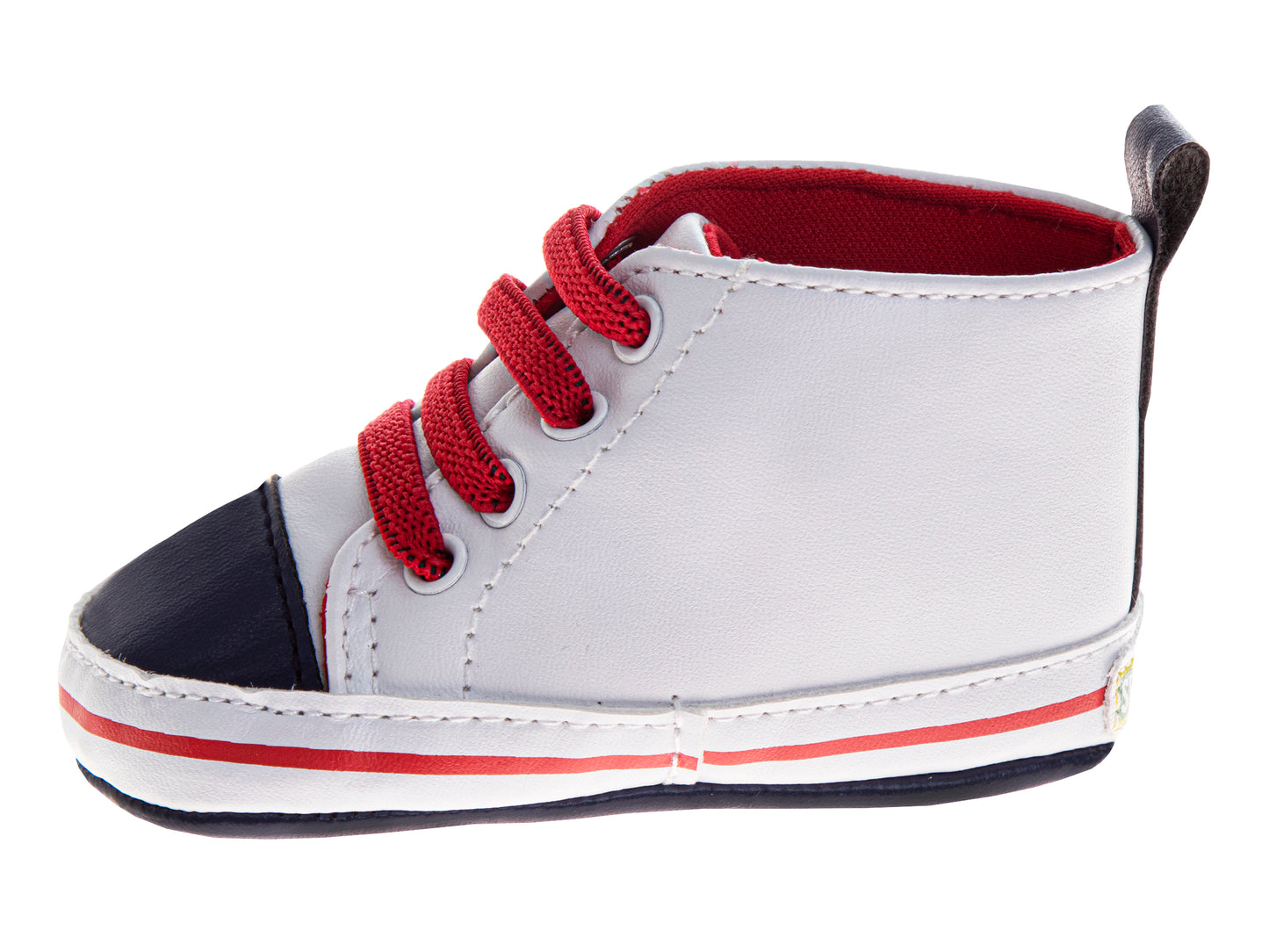 Sesame Street Elmo Toddler Slip-On High Top Baby Shoes with Elastic Laces (Infant)