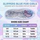"Disney Stitch Slippers for Girls  Stitch Design Blue Warm Soft Fleece Padded Sole (Toddler/Little Kid)