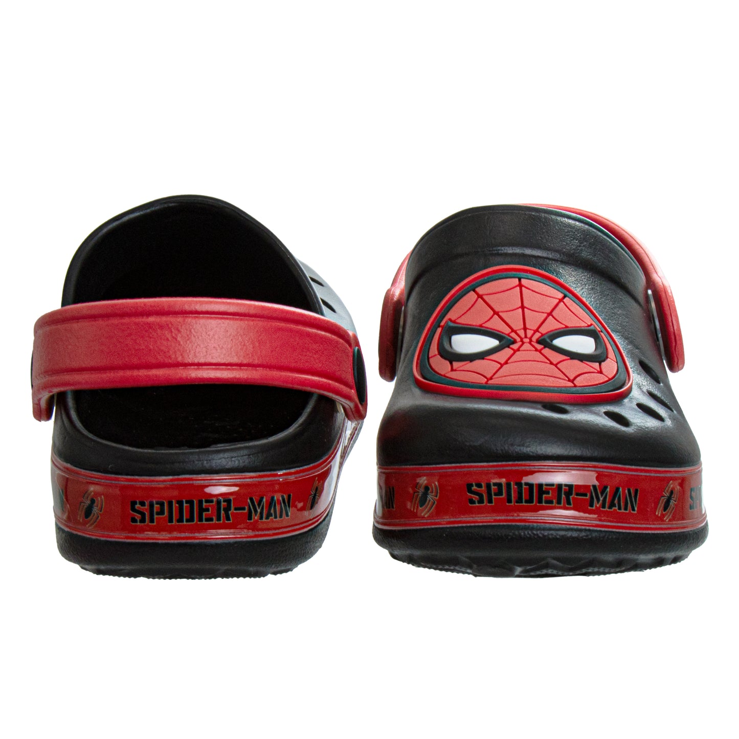 Marvel Spider-Man Boys' Slip-On Clogs, Lightweight Back Strap Garden Shoes for Play, Beach, and Everyday Wear (Toddler/Little Kid))