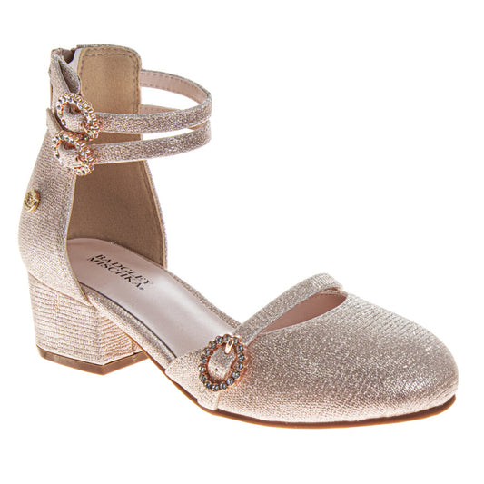 Badgley Mischka Girls' Toddler Heels Classy Dress Shoes