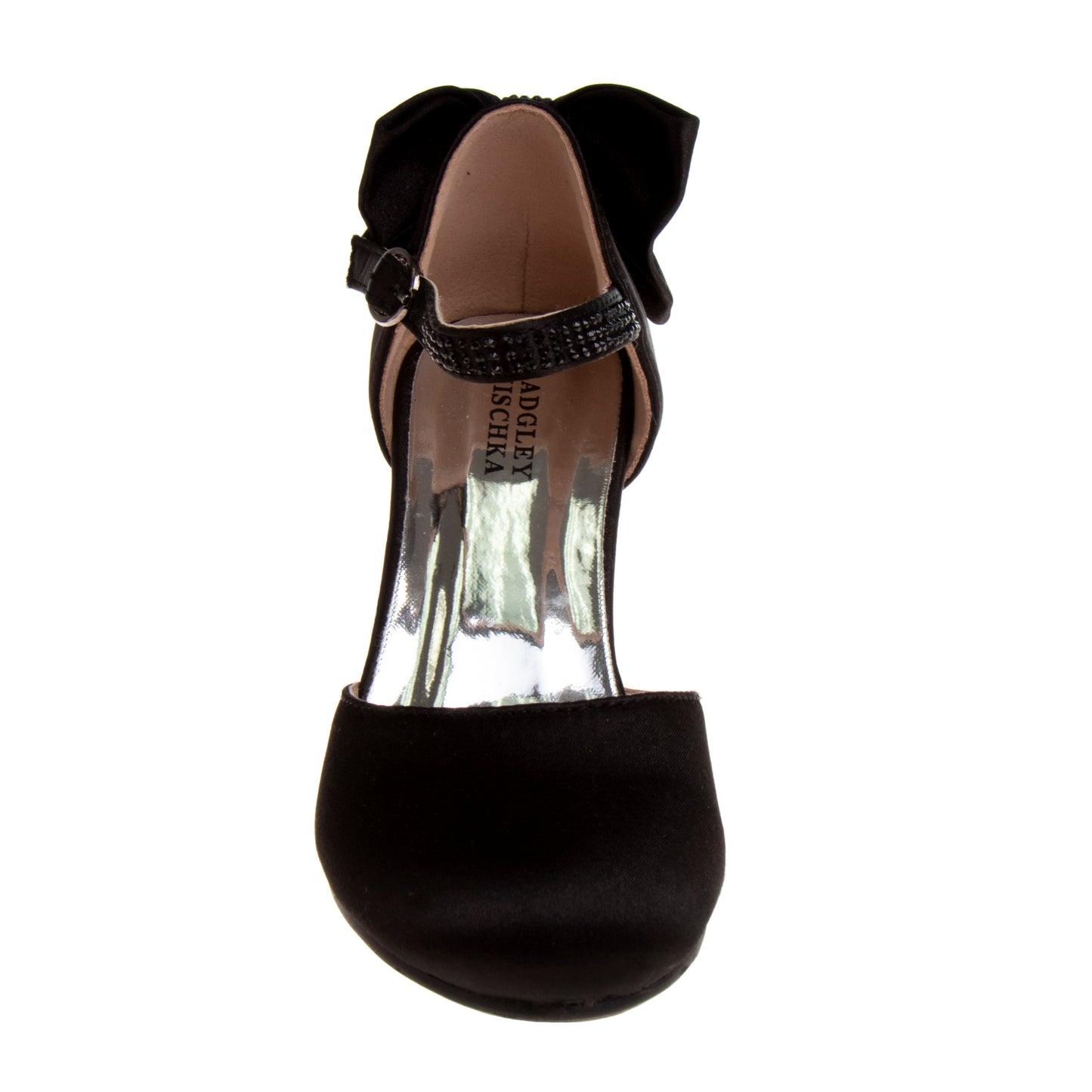Badgley Mischka Heel Dress Shoes for Girls / Elegant Formal Comfort Design with Buckle Closure (Little Kid / Big Kid)