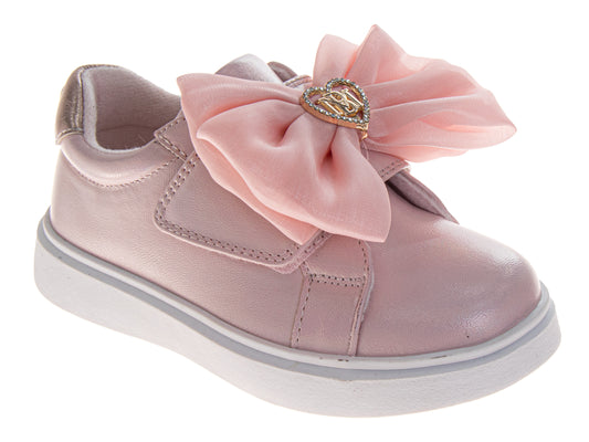 b adgley m ischka Sneakers for Girls Easy Hook-and-Loop Stylish (Toddler)