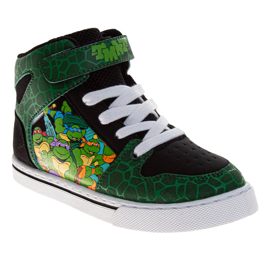 Teenage Mutant Ninja Turtles Boys' Vintage High Top Sneakers