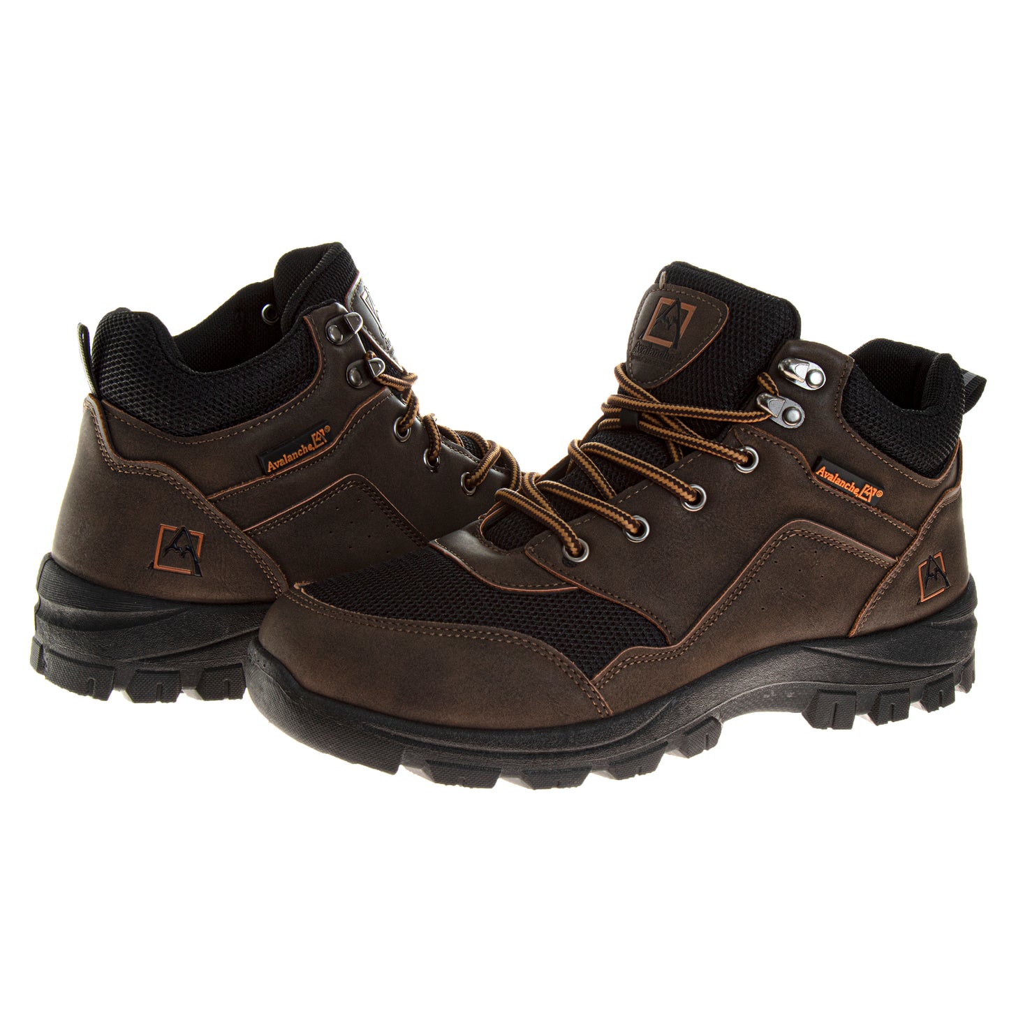 Avalanche Rugged Hiker Boots for Men  Leather HeavyDuty MultiTerrain Workwear Style (Adult)