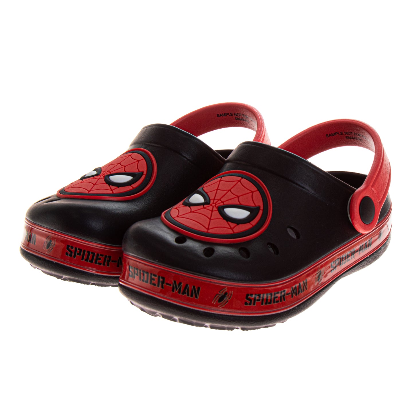 Marvel Spider-Man Boys' Slip-On Clogs, Lightweight Back Strap Garden Shoes for Play, Beach, and Everyday Wear (Toddler/Little Kid))