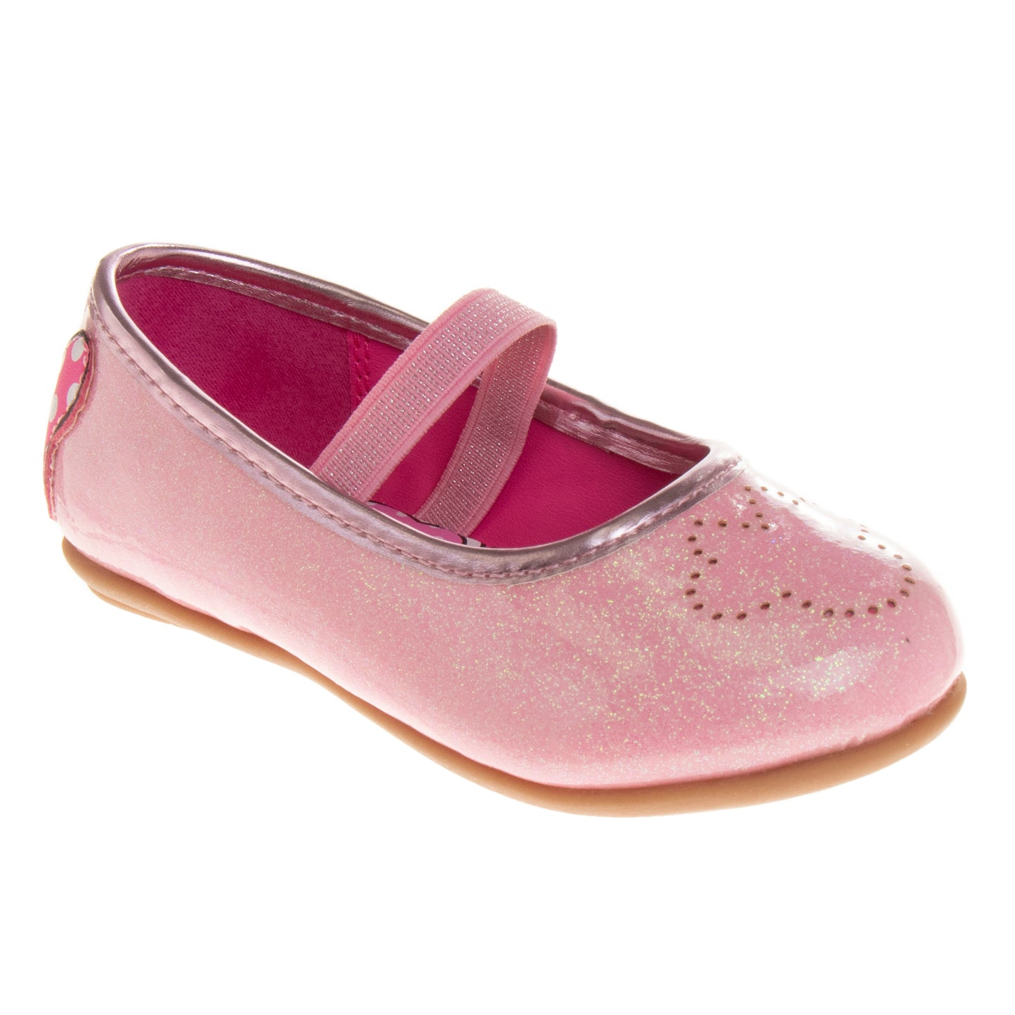 Disney Girls Minnie Mouse Mary Jane Flats - Dress up Slip-on Shoes (Toddler)