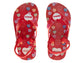 Sweethearts Girls Shoes, Girls Flip Flops, Thong Sandals - Kids Summer Beach & Pool Shoes, Slip On Red and White (Toddler/Little Kid)