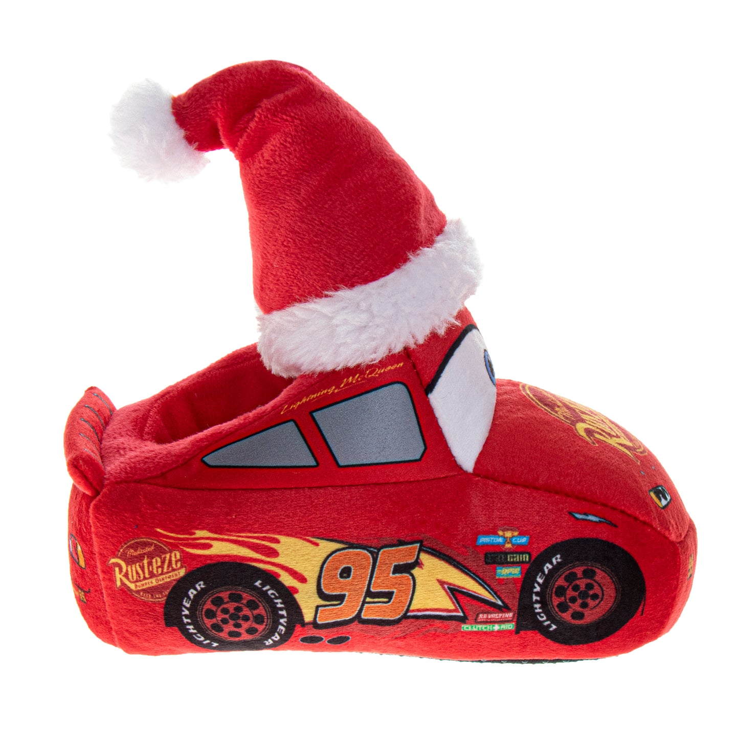 Cars Boys' Dual Size Slippers (Sizes 5-1, Toddlers)
