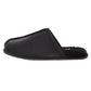 Avalanche Faux Leather Slippers Men's  Cozy Comfortable Warm House Shoes SlipOn Durable Sole (Adult)