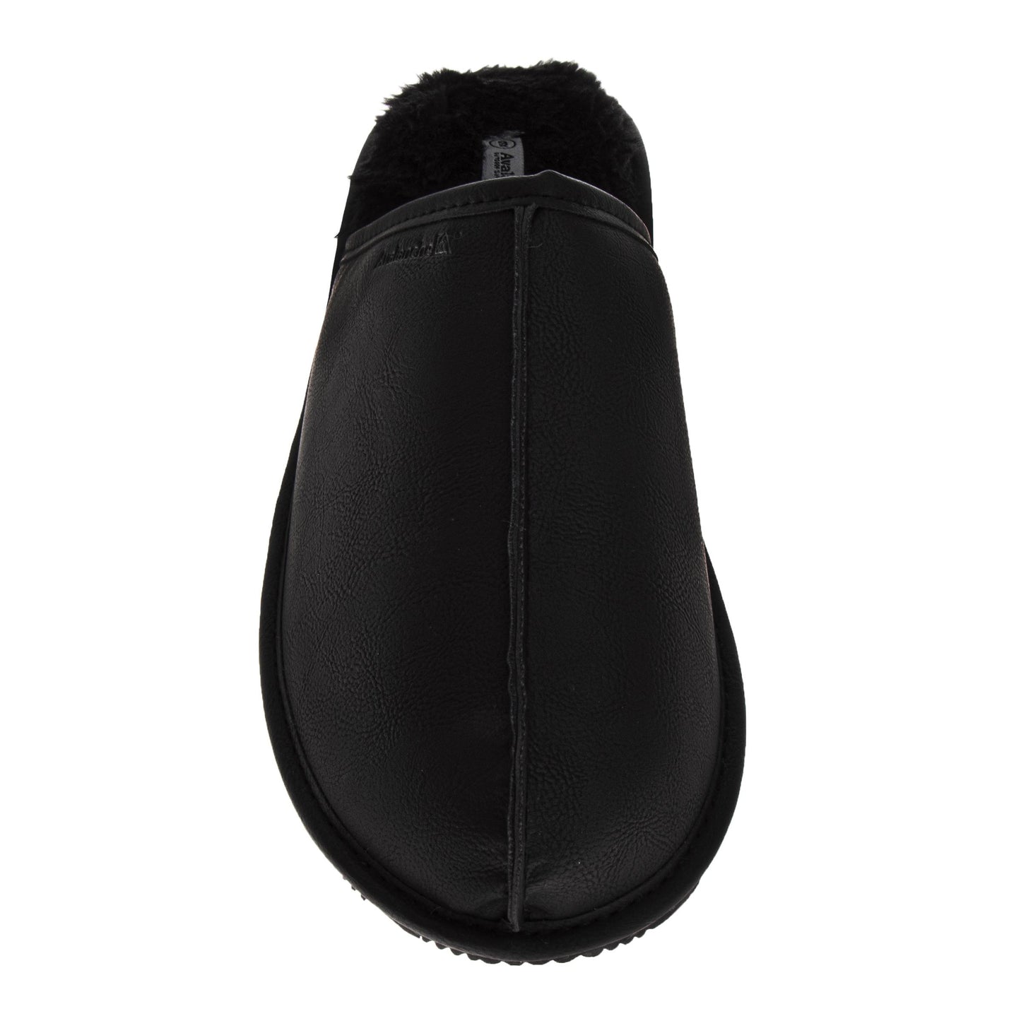Avalanche Faux Leather Slippers Men's  Cozy Comfortable Warm House Shoes SlipOn Durable Sole (Adult)