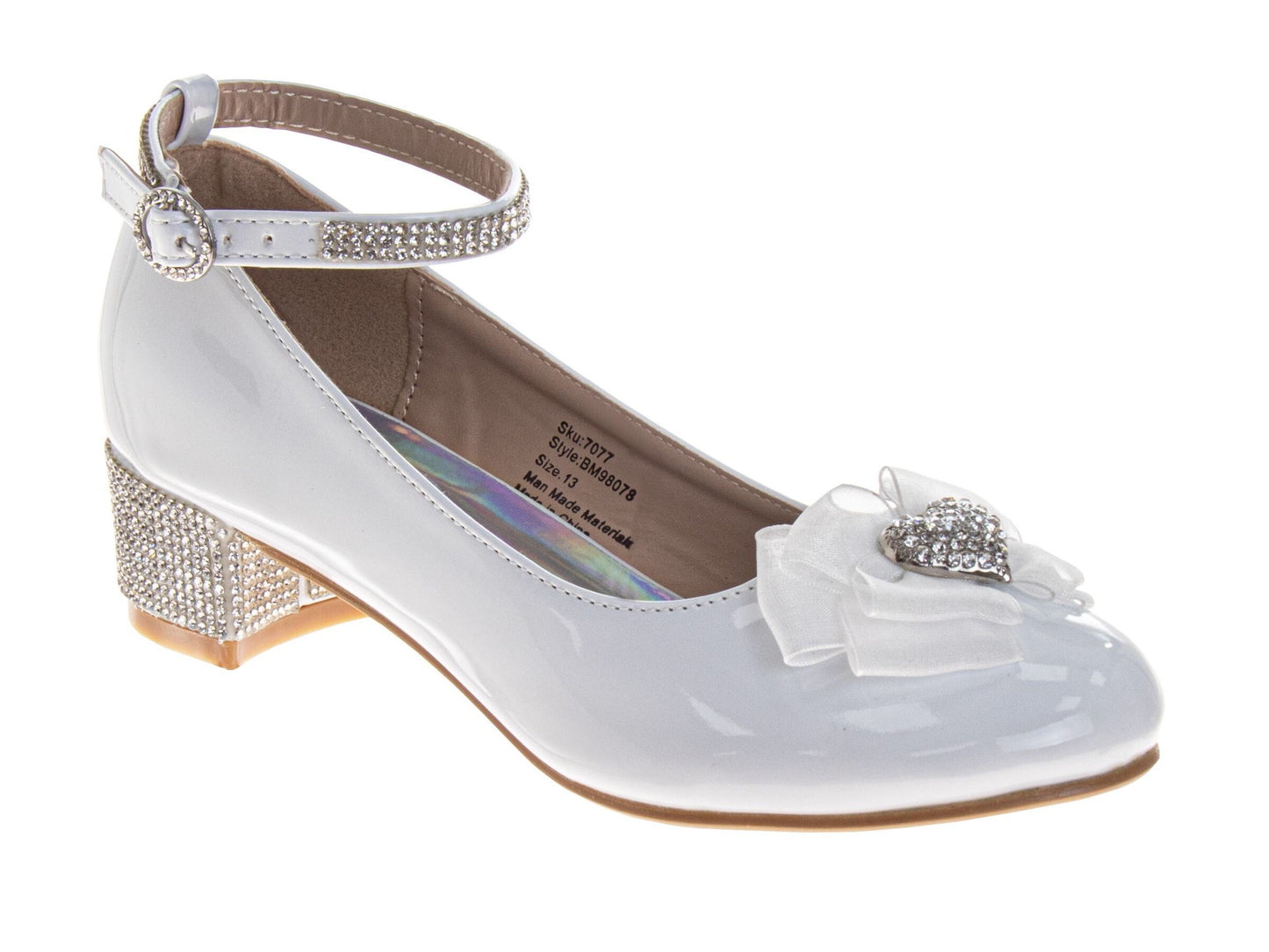 Badgley Mischka Dress Shoes Girls Sparkle Formal Occasion Fashion Forward Comfort Fit (Little Kid / Big Kid)