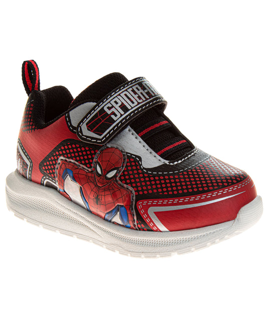 Marvel Comics Character Boys Sneakers Slipon Laceless - The Avengers Spiderman Captain America Hulk Thor Ironman Athletic Shoes (6-10/11-12 Toddler)
