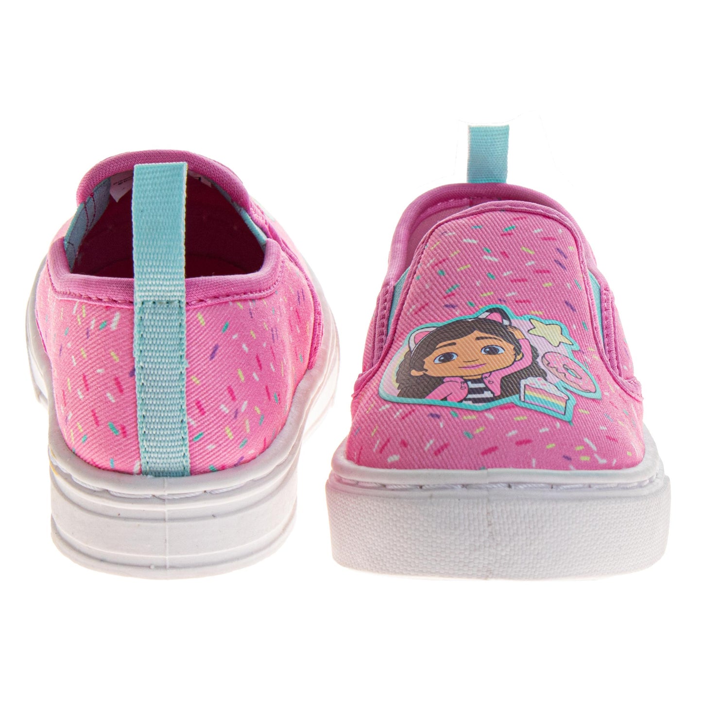 Gabbyâ€™s Dollhouse Girls Slip-On Canvas Sneakers (Toddler / Little Kid)