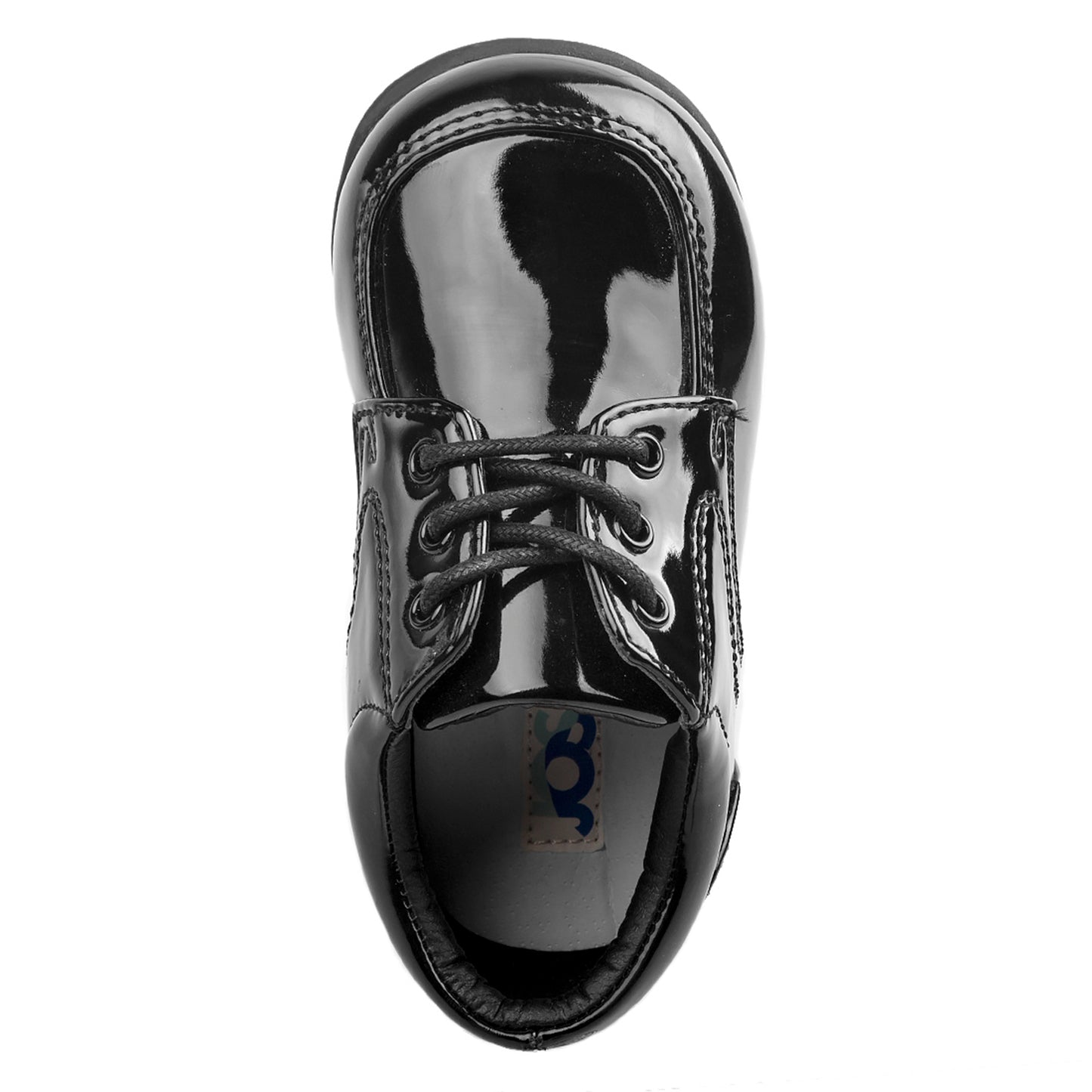 Josmo Toddler Patent Dress Shoes for Boys & Girls â€“ Classic Lace-Up Formal Shoes for Weddings, Church & Special Occasions (Infant/Toddler)