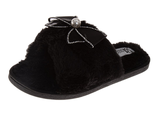 Badgley Mischka Women Bow Comfort Slippers (Adults)