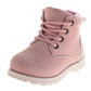 Josmo Kids' Unisex Lace-Up Combat Boots, Lightweight Fashion Ankle Boots for Boys & Girls (Little Kid/Big Kid)