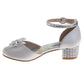 Badgley Mischka Dress Shoes Girls'  Elegant Sparkle Fashion Forward Comfort Fit (Little Kid / Big Kid)