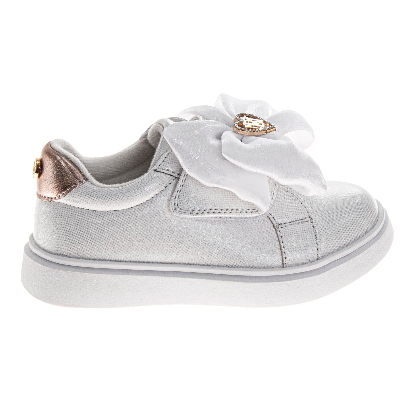 b adgley m ischka Sneakers for Girls Easy Hook-and-Loop Stylish (Toddler)