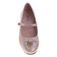 Badgley Mischka Girls' Glitter Mary Jane Heels, Classy Dress Shoes for Weddings, Parties, and Special Occasions (Little Kid/Big Kid)