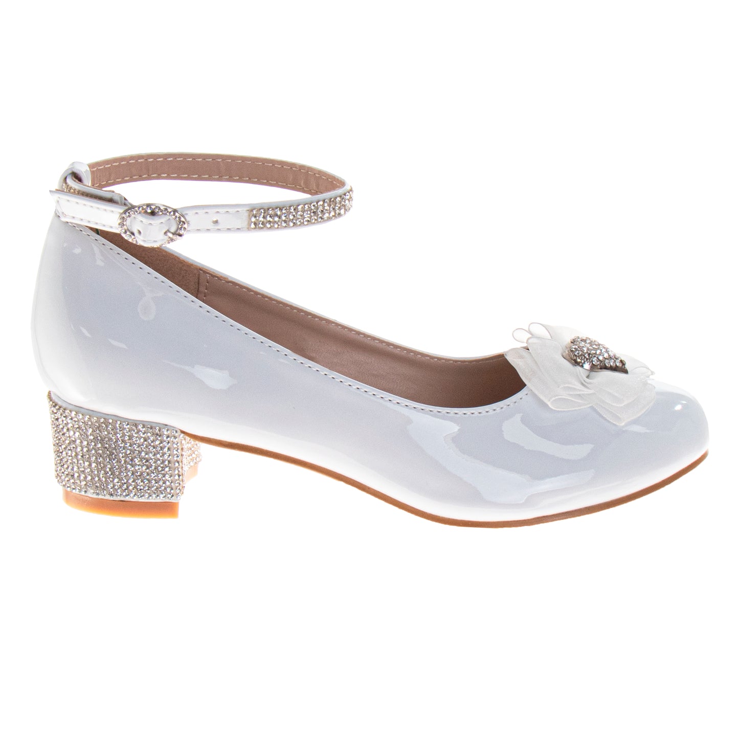 Badgley Mischka Dress Shoes Girls Sparkle Formal Occasion Fashion Forward Comfort Fit (Little Kid / Big Kid)